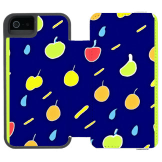 Tropische vruchten Neon kleuren patroon