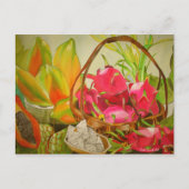 Tropische vruchten nog steeds levensechte waterver briefkaart (Voorkant)