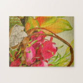 Tropische vruchten nog steeds levensechte waterver legpuzzel (Horizontaal)