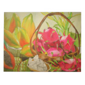 Tropische vruchten nog steeds levensechte waterver notitieblok (Voorkant)