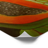 Tropische vruchten nog steeds levensechte waterver poster (Hoek)