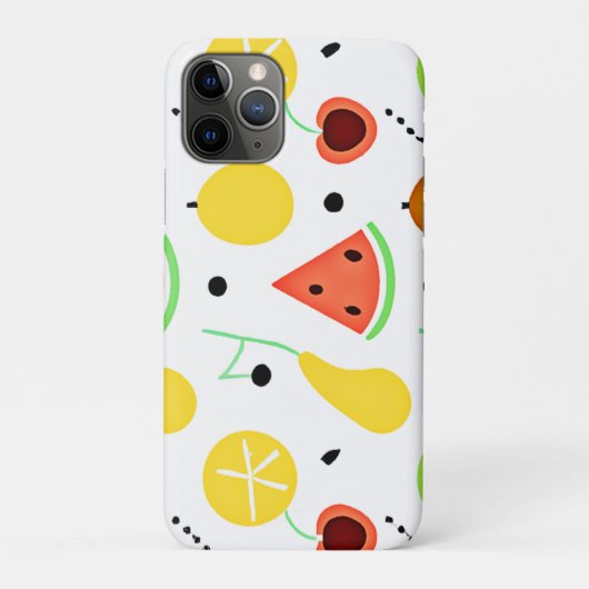 Tropische vruchten patroon ontwerp Case-Mate iPhone case (Achterkant)
