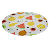 Tropische vruchten patroon ontwerp snijplank (Hoek)