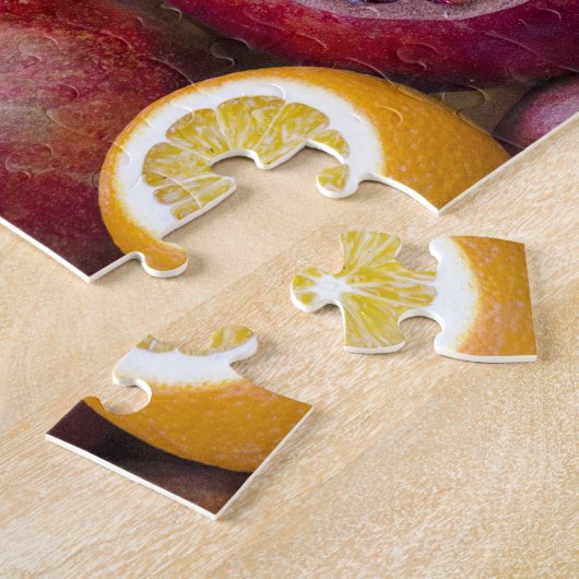 Tropische vruchten, Pomegranaat Mango Grapefruit,  Legpuzzel (Zijkant)