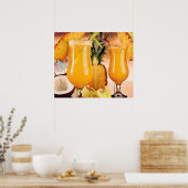 Tropische vruchten poster (Keuken)