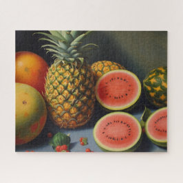 Tropische vruchten schilderij legpuzzel