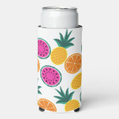 Tropische vruchten seltzer blikjeskoeler (Seltzer Voorkant)