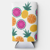 Tropische vruchten seltzer blikjeskoeler (Voorkant)