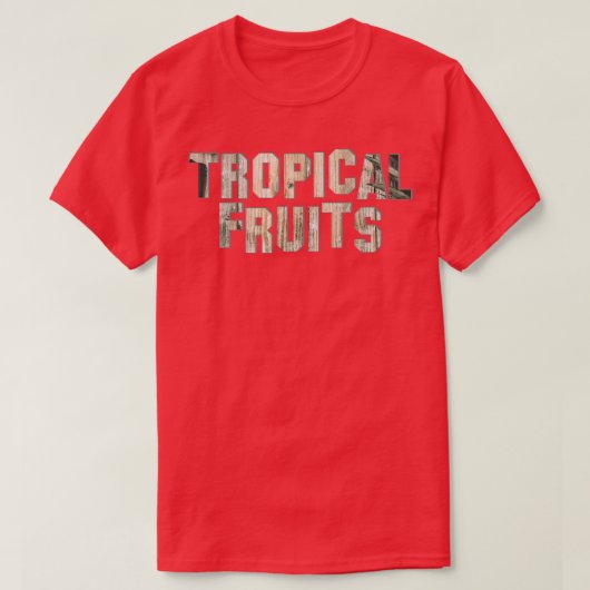 Tropische vruchten t-shirt (Design voorkant)