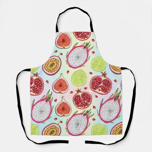 Tropische vruchten van Natasha Us Schort (Voorkant)