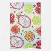 Tropische vruchten van Natasha Us Theedoek (Verticaal)