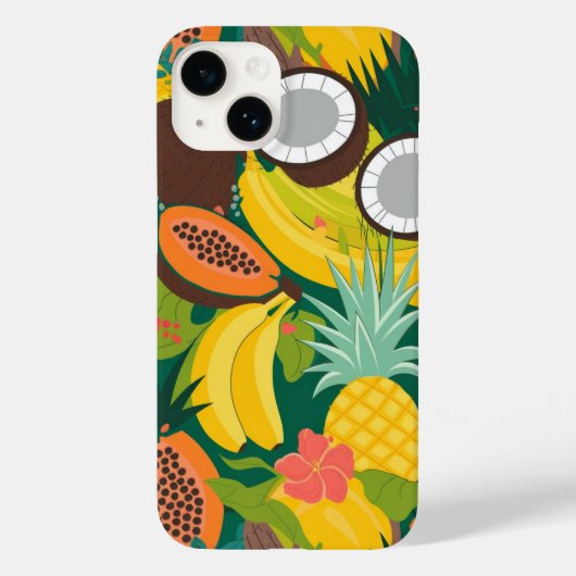 Tropische vruchtenparadijs Case-Mate iPhone case (Achterkant)
