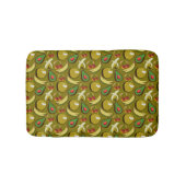 Tropische vruchtenseamless pattern yellow badmat (Voorkant)