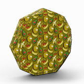 Tropische vruchtenseamless pattern yellow fotoblokken (Links)