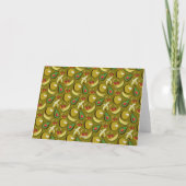 Tropische vruchtenseamless pattern yellow kaart (Achterkant)