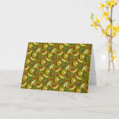 Tropische vruchtenseamless pattern yellow kaart (Gele Bloem)