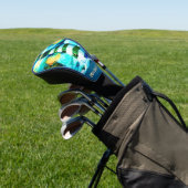 Tropische Vuurtoren Kust Nautisch gepersonaliseerd Golfheadcover (Insitu)