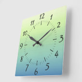 Tropische wandklok in het Shades Square (Hoek)