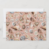 Tropische warme kerstzeeen en groeten moderne Ho Feestdagenkaart (Achterkant)