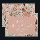 Tropische warme kerstzeeen en groeten moderne Ho Feestdagenkaart<br><div class="desc">Tropische warme kerstzeeen en groeten moderne,  elegante feestelijke vakantiekaart. Elegante warme terracotta koraalkleur.</div>