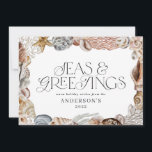 Tropische warme kerstzeeen en groeten moderne tijd feestdagenkaart<br><div class="desc">Tropische warme kerstzeeen en groeten moderne,  elegante,  leuke vakantiekaarten/</div>