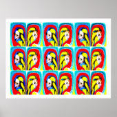 Tropische warmtekunst poster (Voorkant)