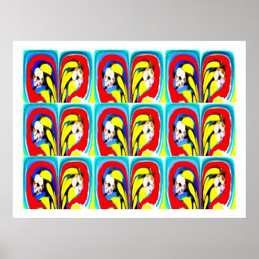 Tropische warmtekunst poster (Voorkant)