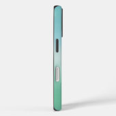 Tropische Wateren Gradiënt Monogram Naam Case-Mate iPhone Case (Achterkant / Rechts)
