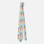 Tropische wateren, zeeleven en dieren stropdas (Voorkant)