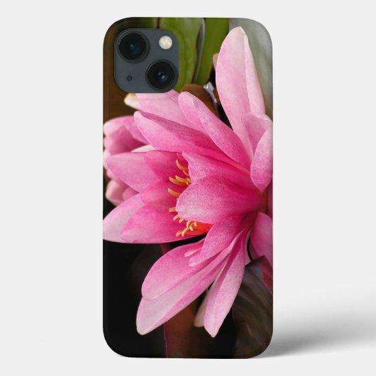 Tropische Waterlelie Bloem Botanisch Ontwerp Case-Mate iPhone Case (Achterkant)