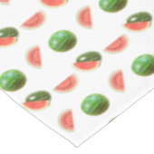 Tropische watermeloenen op witte tablet tafelkleed (Gekanteld)