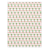 Tropische watermeloenen op witte tablet tafelkleed (Voorkant)