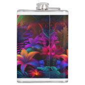 Tropische Waterval Heupfles (Achterkant)