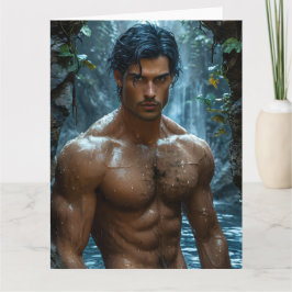 Tropische Waterval Man Kaart