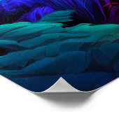 Tropische Waterval Poster (Hoek)