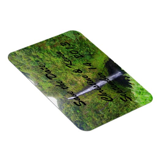 Tropische waterval sparen de Magnet van de Datum Magneet (Rechterzijde)