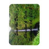 Tropische waterval sparen de Magnet van de Datum Magneet (Verticaal)