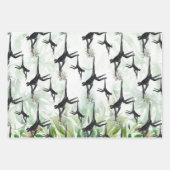 Tropische Waterverf aap Oerwoud Inpakpapier Vel (Voorkant 3)