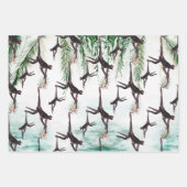 Tropische Waterverf aap Oerwoud Inpakpapier Vel (Voorkant)