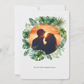 Tropische Waterverf afdrukken | Vrijgezellenfeest  Kaart (Achterkant)