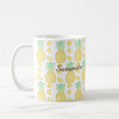 Tropische Waterverf Ananas Koffiemok (Links)