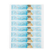 Tropische Waterverf Ananas Retouradres (Vel)