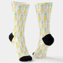 Tropische Waterverf Ananas Sokken