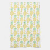 Tropische Waterverf Ananas Theedoek (Verticaal)