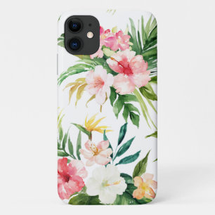 Tropische Waterverf bloemen Case-Mate iPhone Case