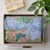 Tropische Waterverf Bloemen Flamingo & Vlinders Tissuepapier (Geschenk)