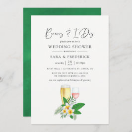 Tropische Waterverf breekt voor de i-dop Kaart