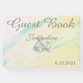  Tropische Waterverf Bruiloft Gastenboek