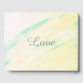  Tropische Waterverf Bruiloft Gastenboek (Achterkant)