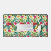 Tropische Waterverf Bureaumat (Keyboard & Muis)